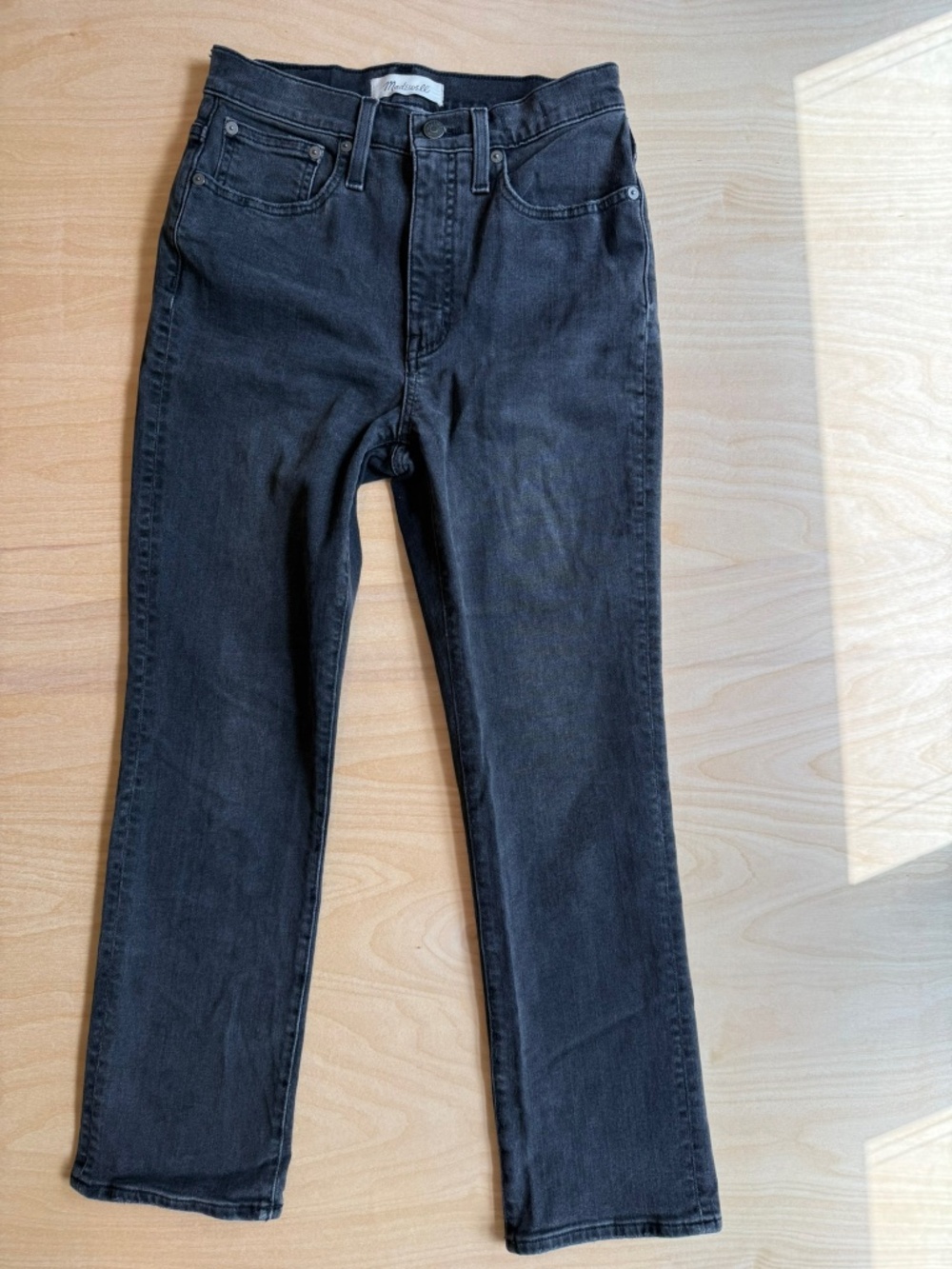 Madewell Slim Demi-Boot Jeans in Harlocke Wash - Size 27